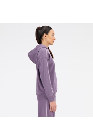 New Balance Essentials French Terry Oversize Kadın Mor Hoodie Düz Wt33529-shw Mor