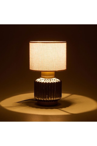 Nisa Luce Rosa Cam Abajur - Füme / Kahverengi / Eskitme Füme / Kahverengi / Eskitme