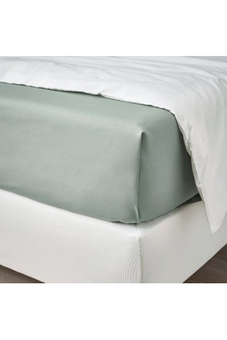 Ikea Dvala Çift Kişilik Çarşaf 240 X 260 Cm Koyu Yeşil