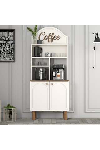 Bohem Kahve Köşesi 80cm - Krem Krem