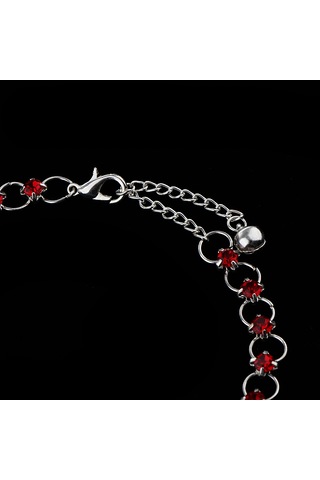 Homyl 26.5cm Moda Çok Renkli Bohem Gümüş Kaplama Kırmızı Kırmızı