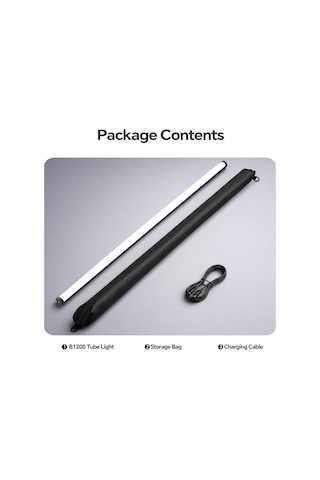 Photoolex B1200 120 Cm 38w App Kontrollü Rgb Tube Led Işık - Ls-158pl-01