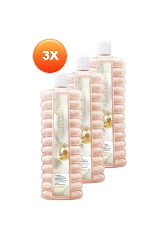 Avon Simply Luxurious Beyaz Şeftali Ve Vanilya Orkide Kokulu Banyo Köpüğü 3 x 1 L