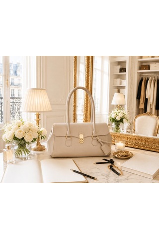 Housebags Jardin Elegance New Trend Omuz Çantası Vizon