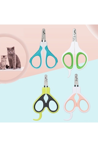 Geeksen Kedi Köpek Pençe Budama Makinesi - Profesyonel Plasti K Tırnak Kesici Beyaz/pembe/mavi/sarı Seçenekli