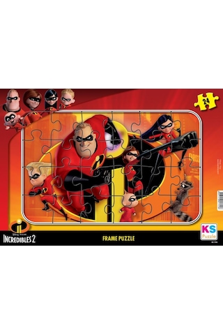 The Incredibles 24 Parça Frame Puzzle