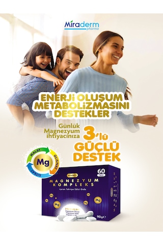 Miraderm Magnesıum Complex 60 Tablet