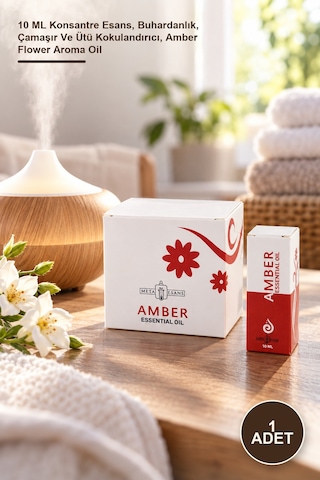 1 Adet Amber Çiçeği Esansiyel Koku Yağı 10 Ml Konsantre Esans, Buhardanlık, Çamaşır Ve Ütü Kokulandırıcı, Amber Flower Aroma Oil Diğer
