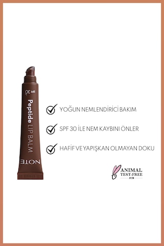 Peptide Lip Balm 06 Cappuccino Kiss Nemlendirici ve Parlatıcı Renkli Dudak Balmı