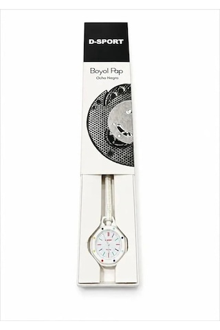 Vothoon Renkli Lüks Saat Tasarımlı Çanta Süsü Bag Charm Anahtarlık Beyaz