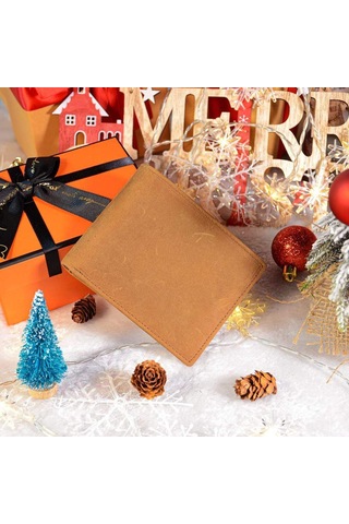 Premium Pu Deri Kart Cüzdan Teşvik Metin Baskılı Trifold Kısa Çanta Doğum Günü Noel Hediyesi Oğul İçin Çok Renkli