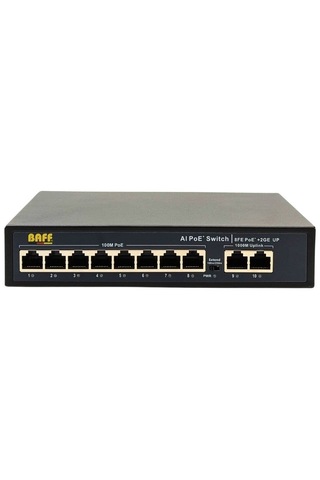 Baff Poe-082gb 8 Port + 2 Port Gıgabıt Poe Swıtch