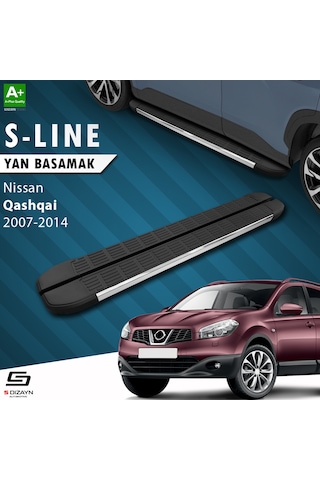 S-dizayn Nissan Qashqai S-line Krom Yan Basamak 173 Cm 2007-2014