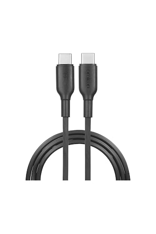 Suofeng Oraimo Ocd-c24 Type-c Çift Uçlu Veri Kablosu 3a Hızlı Şarj 800 Mbps Transfer 1m Dayanıklı Siyah