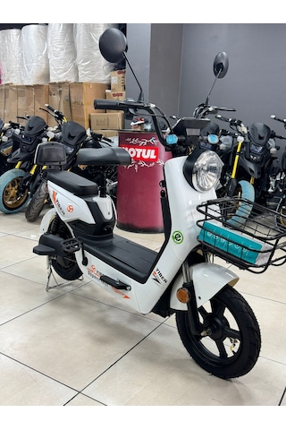 Yiben Süper Jet 249 W Elektirkli Bisiklet Beyaz