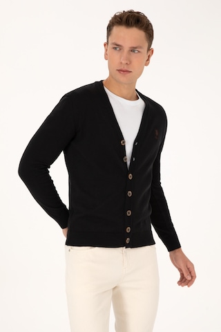U.s. Polo Assn. Erkek Siyah Hırka Triko 50313702-vr046 Siyah