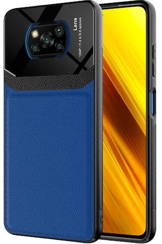 Xiaomi Poco X3 Nfc Kilif Lens Deri Görünümlü Tpu Kapak 499746916