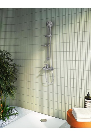 Root Round A42725 Banyo Bataryası, Krom Diğer