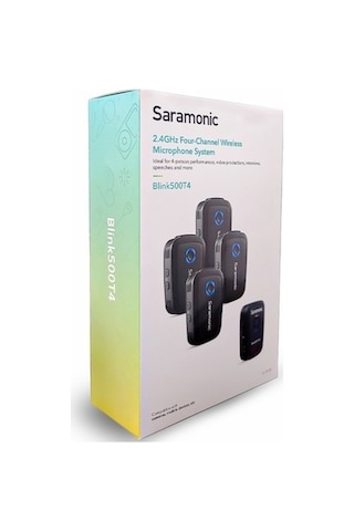 Saramonic Blınk500 T4 4 Kişilik Kablosuz Mikrofon Sistemi