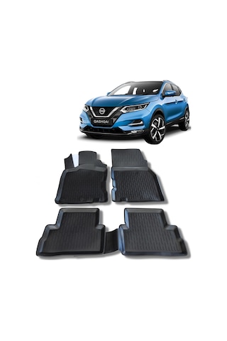 Nissan Qashqai Paspas 2014 - 2021 Arası 3D Havuzlu Wöller Paspas
