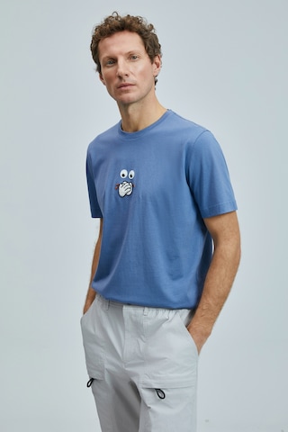 Lufian Zany Modern Grafik T- Shirt Koyu Lila Koyu Lila 111020255100890 Koyu Lila