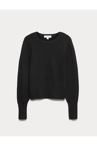 Marks & Spencer Yumuşak Dokulu Kazak Siyah