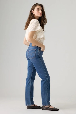 Levi's Kadın 501 Med Indigo Jeans-16496 Mavi