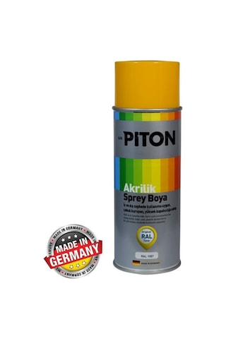 Piton Akrilik Sprey Boya 400 Ml Ral1007 Krom Sarı