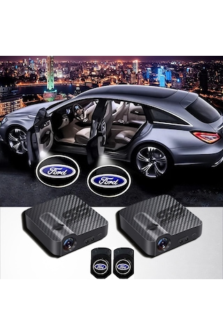 Ford Kapı Altı Logo Araç İçi Pilli 2 Adet