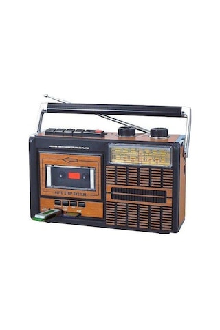 Fp 319 Usb-Fm Radyo-Kaset Çalarlı Nostaljik Radyo
