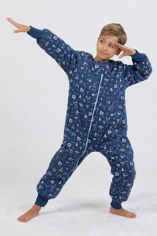 Erkek Çocuk Kalın Elyaf Dolgulu Premium Kalite 2.5 Tog Desenli Uyku Tulumu-koyu Lacivert Koyu Lacivert