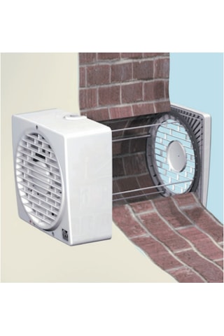 Vortice Vario 300/12 Arlls 1650M3/H Çift Yönlü. Otomatik Panj Fan
