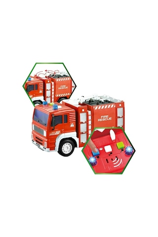 Ceren Ctoys Pilli Işıklı Sesli 1:20 İtfaiye Kamyonu Wy551a