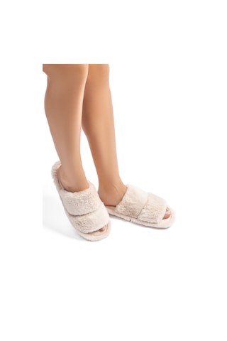 Twigy Mona Kadın Ev Terliği Bej 36/41 CC0175