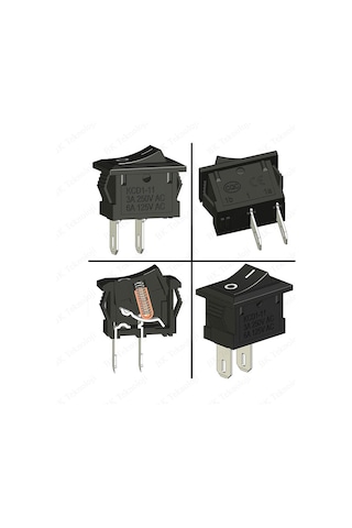 2 Pin Mini Rocker On/off Işıksız Power Anahtar