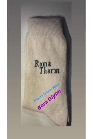 Medikalcim 50% Angora, 30% Pamuk, 20% Pyamid Angora Çorap Tavşan Yünü Çorap 3 Adet Sportswear Beyaz Dokuma 3 P Beyaz