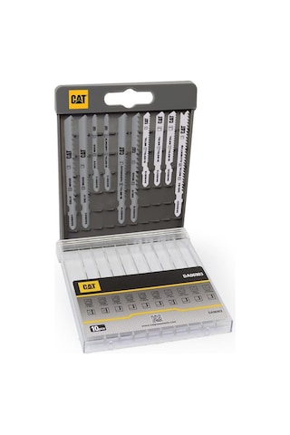 Cat Da06903 10 Parça Profesyonel Metal/ahşap Hassas/kaba Kesim Dekupaj Testere Ucu