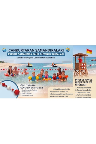 Parkkur Şamandıra No:8 100 Adet Paket Kırmızı Beyaz Beyaz - Kırmızı