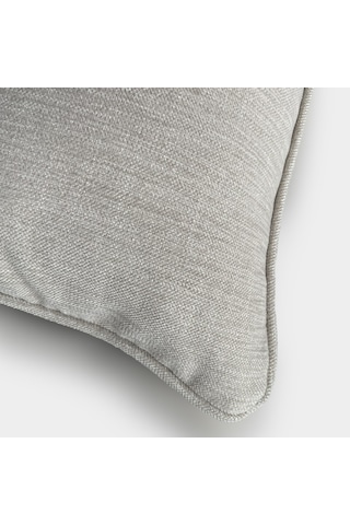 "solid" Keten Dokulu Kırlent Kılıfı - 30x50 - Bej Bej