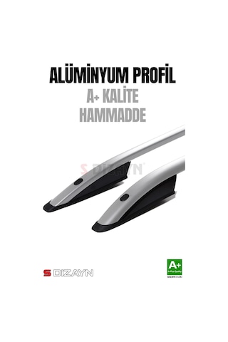 Drstunıng S-dizayn Citroen Jumpy 3 Uzun Şase Aluminyum Gri Tavan Çıtası 2017 Üzeri A+ Kalite