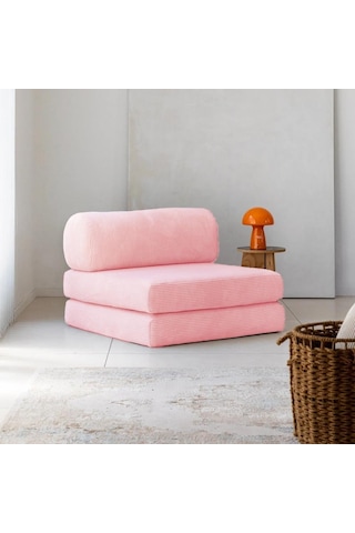 Modüler Legom Tekli Koltuk Pembe