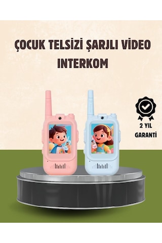 Northcity Görüntülü Walkie Talkie Çocuklar İçin Video İnterkomlu Oyuncak - 3 Yaş Ve Üzeri Video Konuşan Telsiz