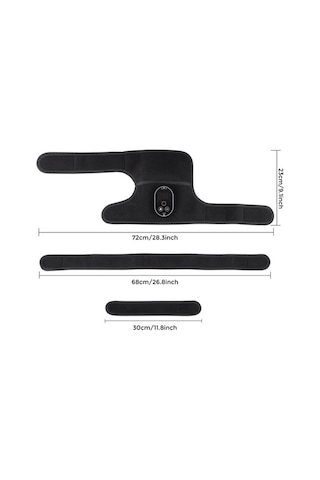 Wondernest Isıtmalı Masajlı Dizlikler - Rf Teknolojili Eklem Rahatlatıcı Gri