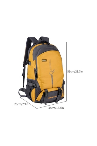 Tongxida 45l Büyük Kapasiteli Su Geçirmez Dağcılık Sırt Çantası Nefes Alabilen Omuz Çantası Kadınlar Ve Erkekler İçin Şeffaf Şeffaf