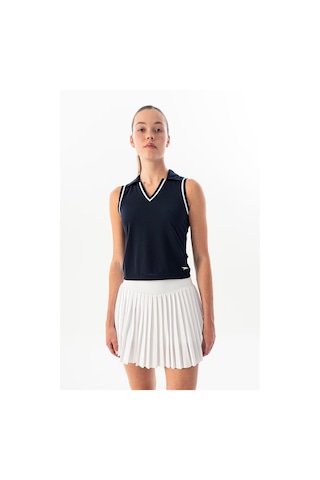 Maraton Regular Kadın Polo Yaka Navy Atlet Lacivert