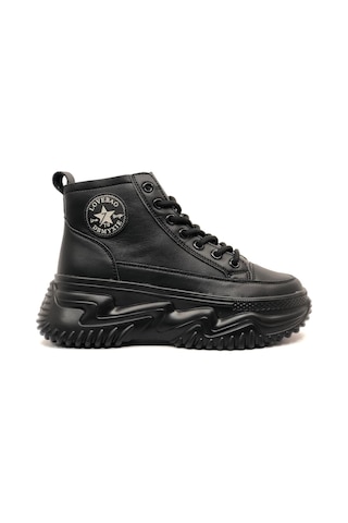 Gamelu Ginza 5cm Yüksekliğinde Hafif Taban Sneaker Ayakkabı Siyah