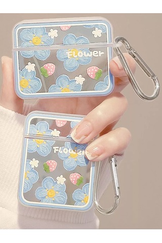 Cronax Airpods Uyumlu Pro2 Kulaklık Kılıfı Silikon Karabinalı 260867664 Açık Mavi