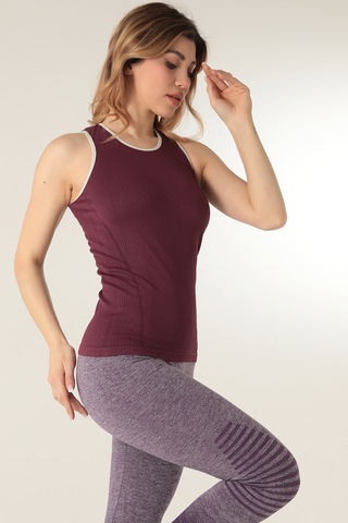 Gigotto Kadın Seamless Fitilli Atlet 001