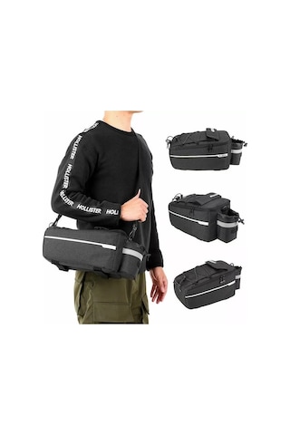 Yulong Matara Hazneli 6 Litre Bisiklet Bagaj Tur Çantası Siyah Çok Renkli