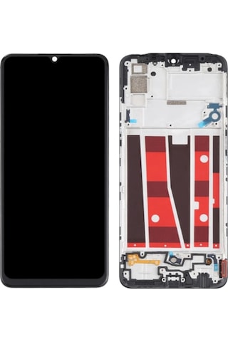 Oppo Uyumlu Oppo Cph2021 A91 Ekran Lcd Full Çıtalı Oled
